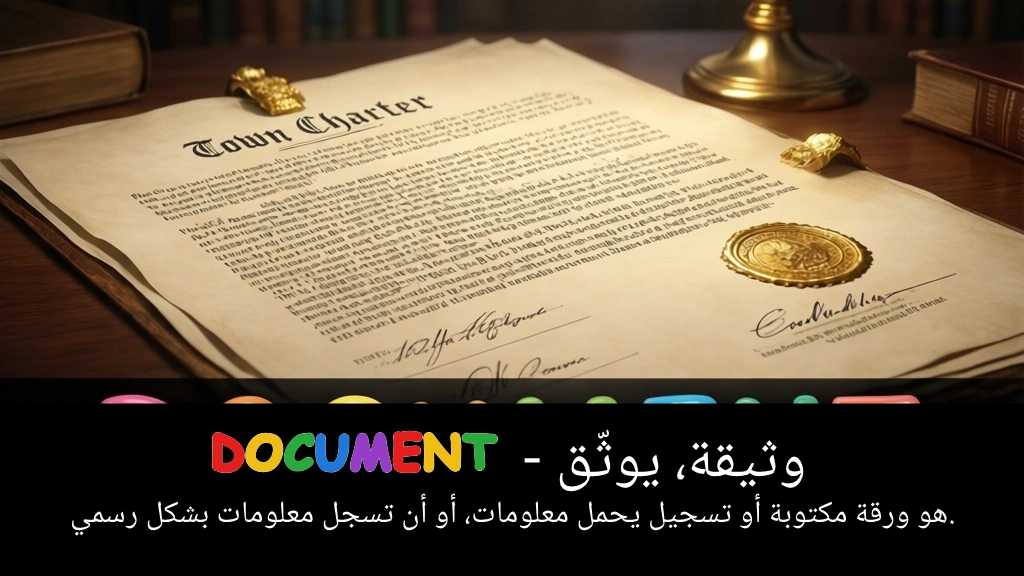 Arabic Illustration for document